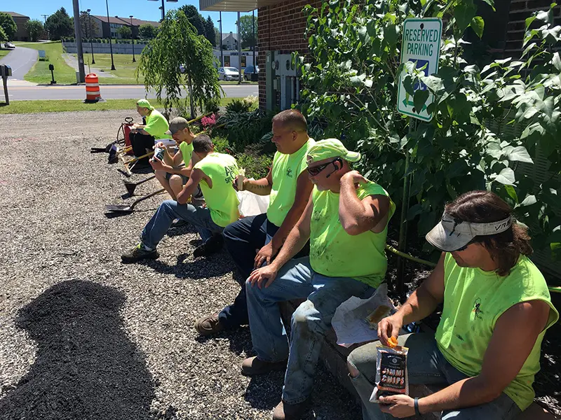 AC Asphalt team lunch