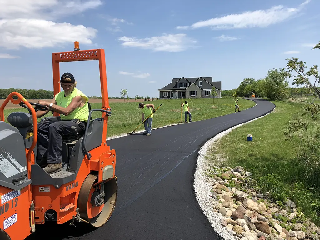 Asphalt Paving Residential Driveway