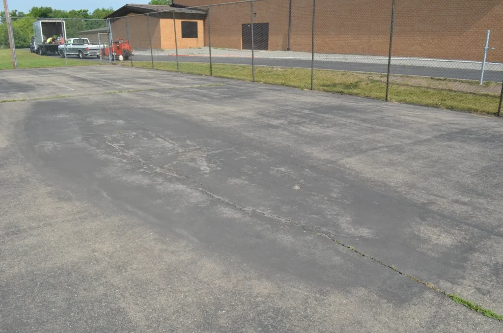 court before repaving