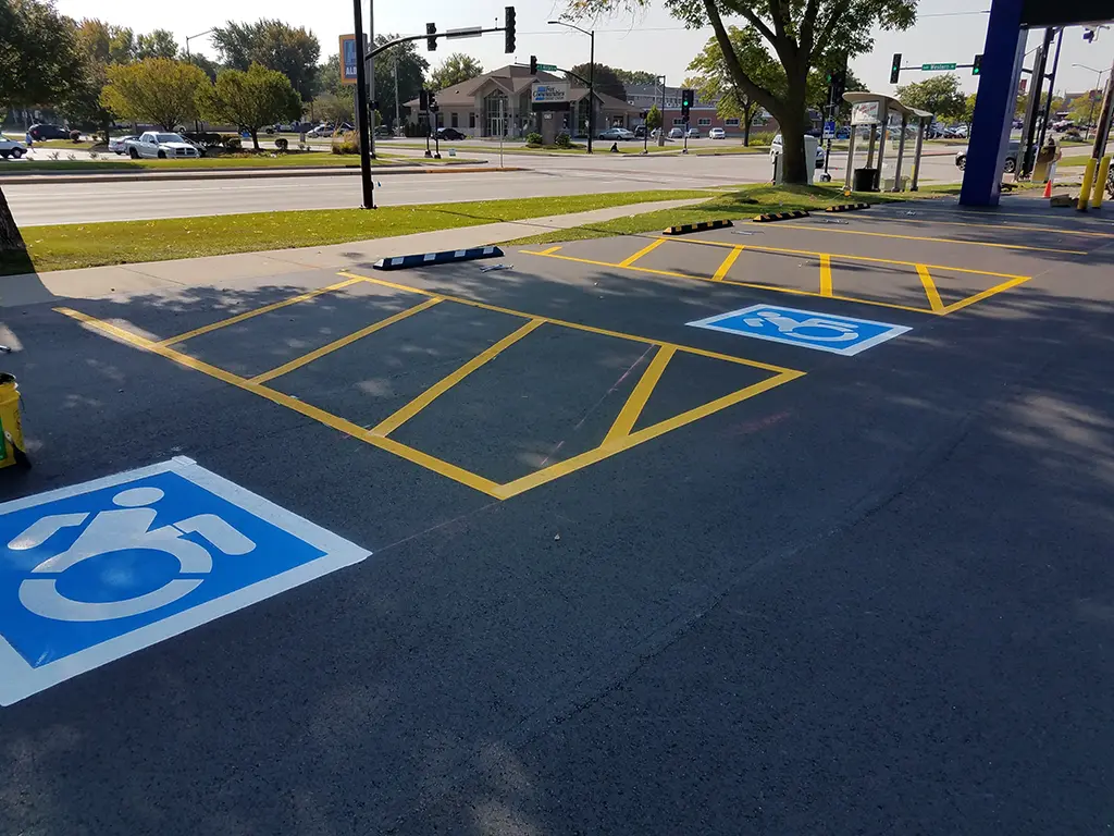 Line Striping Handicap Design